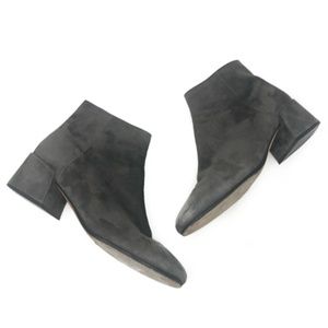 Vince Ostend Leather Goatskin Ankle Booties 7.5M